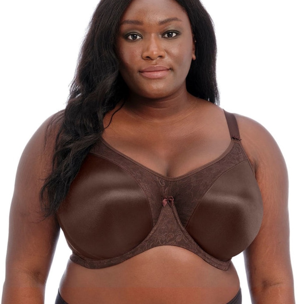 Goddess Yvette Back Smoothing Dark Brown Bra